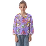 Cloud Seamless Pattern Kids  Sailor Shirt
