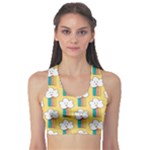 American Golden Ancient Totems Fitness Sports Bra