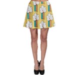 American Golden Ancient Totems Skater Skirt