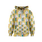 American Golden Ancient Totems Kids  Zipper Hoodie