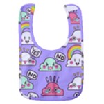 Cloud Seamless Pattern Baby Bib