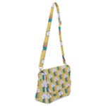 American Golden Ancient Totems Shoulder Bag with Back Zipper