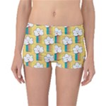 American Golden Ancient Totems Boyleg Bikini Bottoms