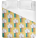 American Golden Ancient Totems Duvet Cover (King Size)