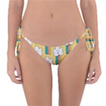 American Golden Ancient Totems Reversible Bikini Bottoms