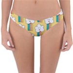 American Golden Ancient Totems Reversible Hipster Bikini Bottoms