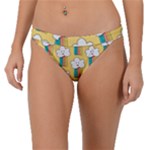 American Golden Ancient Totems Band Bikini Bottoms