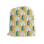 American Golden Ancient Totems Drawstring Pouch (XL)