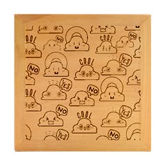 Wood Photo Frame Cube 