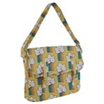 American Golden Ancient Totems Buckle Messenger Bag