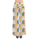 American Golden Ancient Totems So Vintage Palazzo Pants