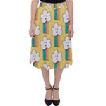 American Golden Ancient Totems Classic Midi Skirt