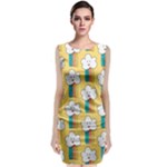 American Golden Ancient Totems Classic Sleeveless Midi Dress