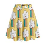 American Golden Ancient Totems High Waist Skirt