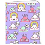 Cloud Seamless Pattern 8  x 10  Softcover Notebook