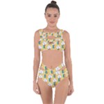 American Golden Ancient Totems Bandaged Up Bikini Set 