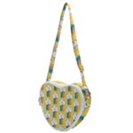 American Golden Ancient Totems Heart Shoulder Bag