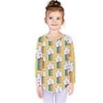 American Golden Ancient Totems Kids  Long Sleeve T-Shirt