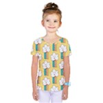American Golden Ancient Totems Kids  One Piece T-Shirt