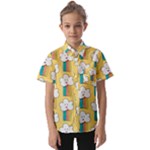 American Golden Ancient Totems Kids  Short Sleeve Shirt