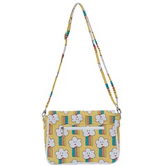 Shoulder Bag with Back Zipper 
