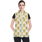 American Golden Ancient Totems Women s Puffer Vest