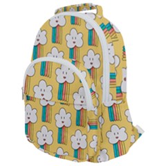 Rounded Multi Pocket Backpack 