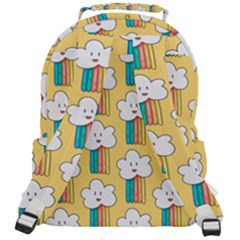 Rounded Multi Pocket Backpack 