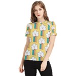 American Golden Ancient Totems Women s Short Sleeve Rash Guard