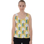 American Golden Ancient Totems Velvet Tank Top