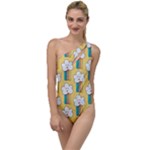 American Golden Ancient Totems To One Side Swimsuit