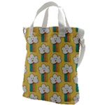 American Golden Ancient Totems Canvas Messenger Bag
