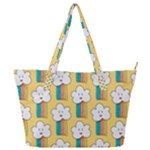 American Golden Ancient Totems Full Print Shoulder Bag