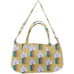 American Golden Ancient Totems Removable Strap Handbag