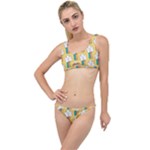 Smile Cloud Rainbow Pattern Yellow The Little Details Bikini Set
