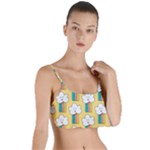 American Golden Ancient Totems Layered Top Bikini Top 