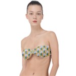 American Golden Ancient Totems Classic Bandeau Bikini Top 
