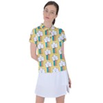 American Golden Ancient Totems Women s Polo T-Shirt