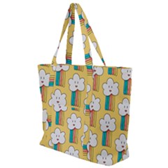Zip Up Canvas Bag 