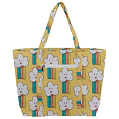 Zip Up Canvas Bag 