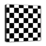 Chess Board Background Design Mini Canvas 8  x 8  (Stretched)