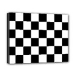 Chess Board Background Design Canvas 10  x 8  (Stretched)