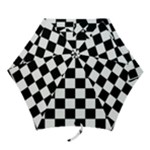 Chess Board Background Design Mini Folding Umbrellas