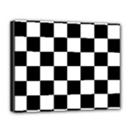 Chess Board Background Design Deluxe Canvas 20  x 16  (Stretched)