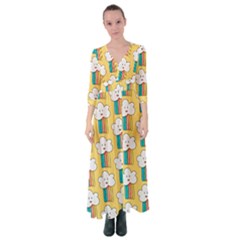 Button Up Maxi Dress 
