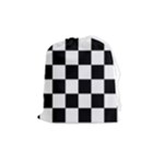 Chess Board Background Design Drawstring Pouch (Medium)