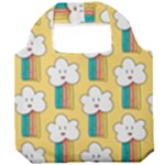 American Golden Ancient Totems Foldable Grocery Recycle Bag