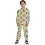 American Golden Ancient Totems Kids  Sweatshirt set