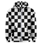 Chess Board Background Design Men s Zipper Hoodie