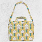 Smile Cloud Rainbow Pattern Yellow MacBook Pro 13  Shoulder Laptop Bag 